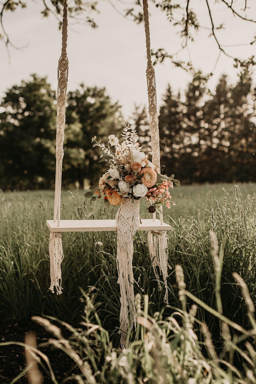 Macrame Bouquet Wrap